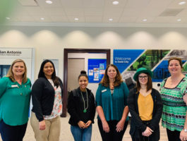 Picture of the Dade City Office on St. Patrick's Day