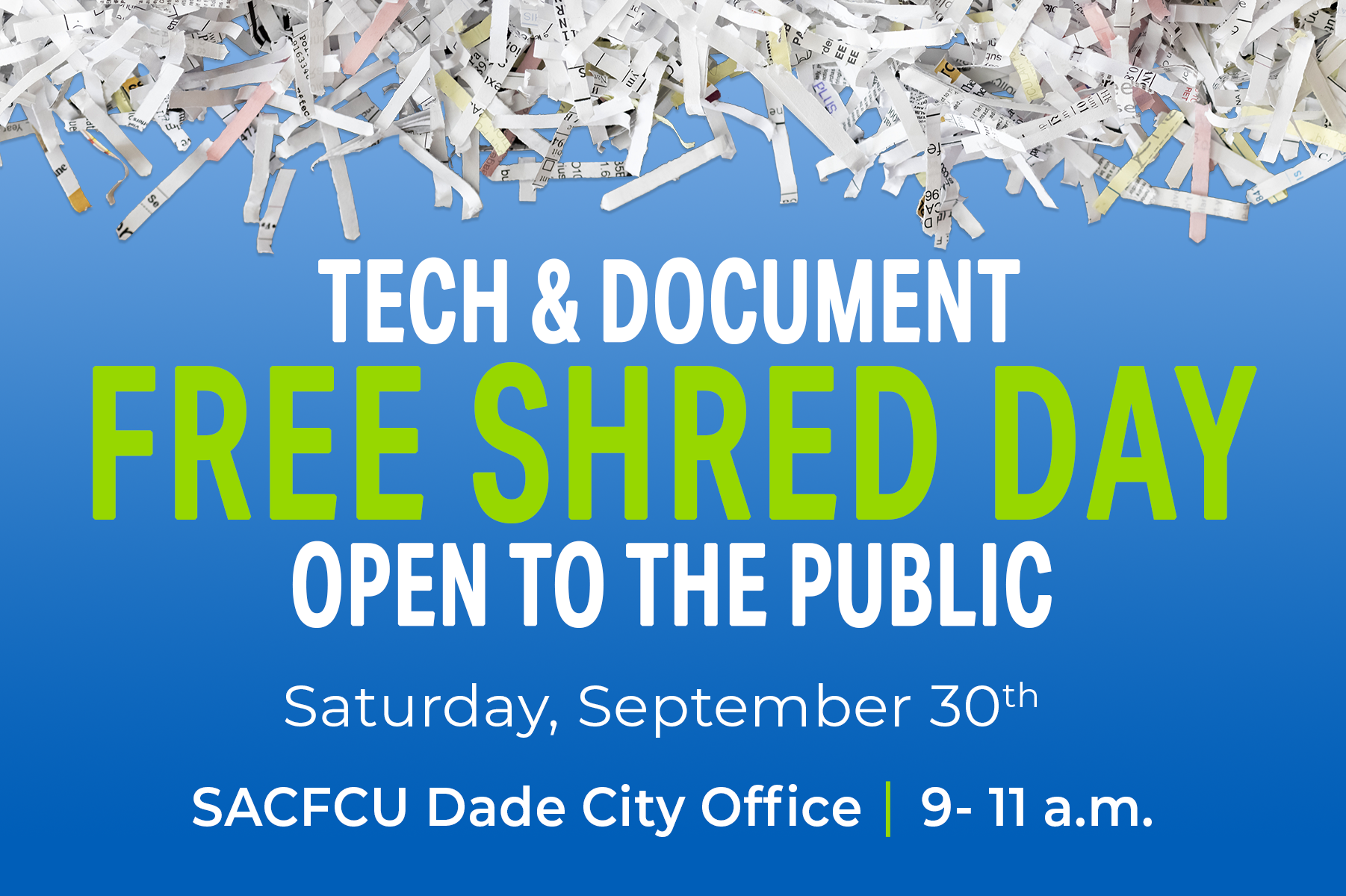 Ufcu Shred Day 2025