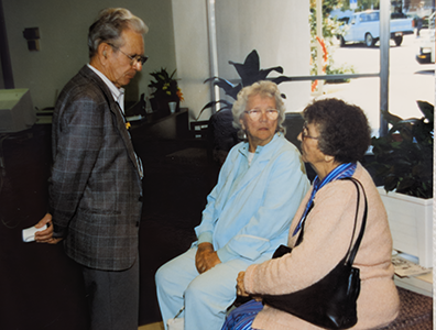 Members visiting the Dade City branch on Church Street