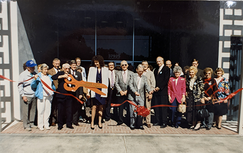 Dade City Church Street Branch ribbon cutting
