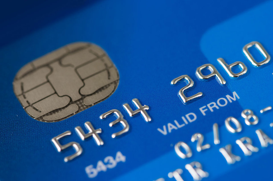 Close up image of a credit card